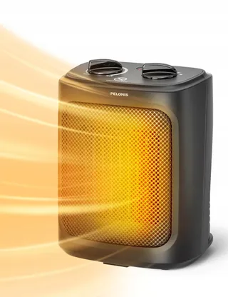 PELONIS Mini Elektrische Kachel 2000W Badkamer Slaapkamer — miniatuur 1
