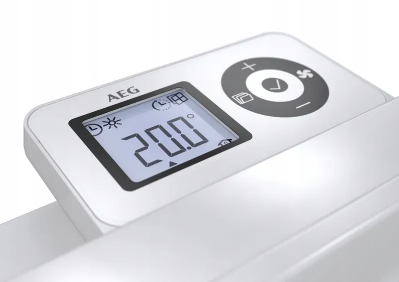AEG Energiezuinige Wandconvector 2500W LCD 30m² TÜV Certificaat — foto 2