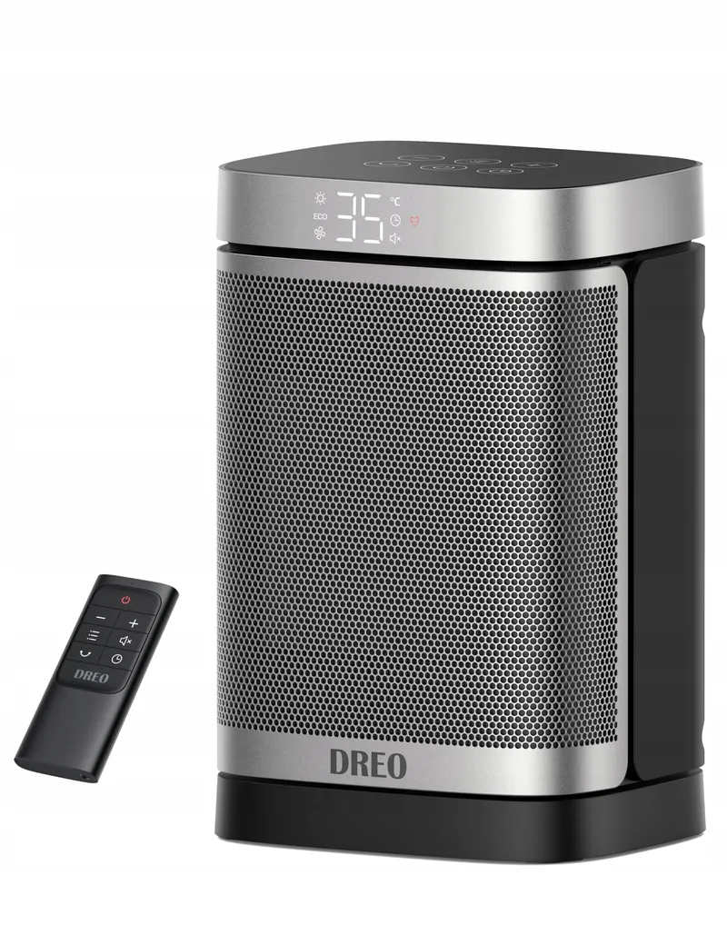 DREO Energiezuinig Stil Elektrische Verwarmer 1500W Afstandsbediening V2 — foto 1