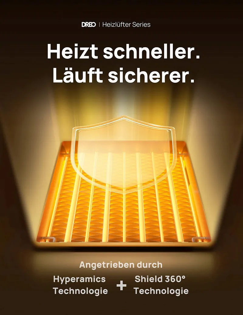DREO Energiezuinig Stil Elektrische Verwarmer 1500W Afstandsbediening V2 — foto 6