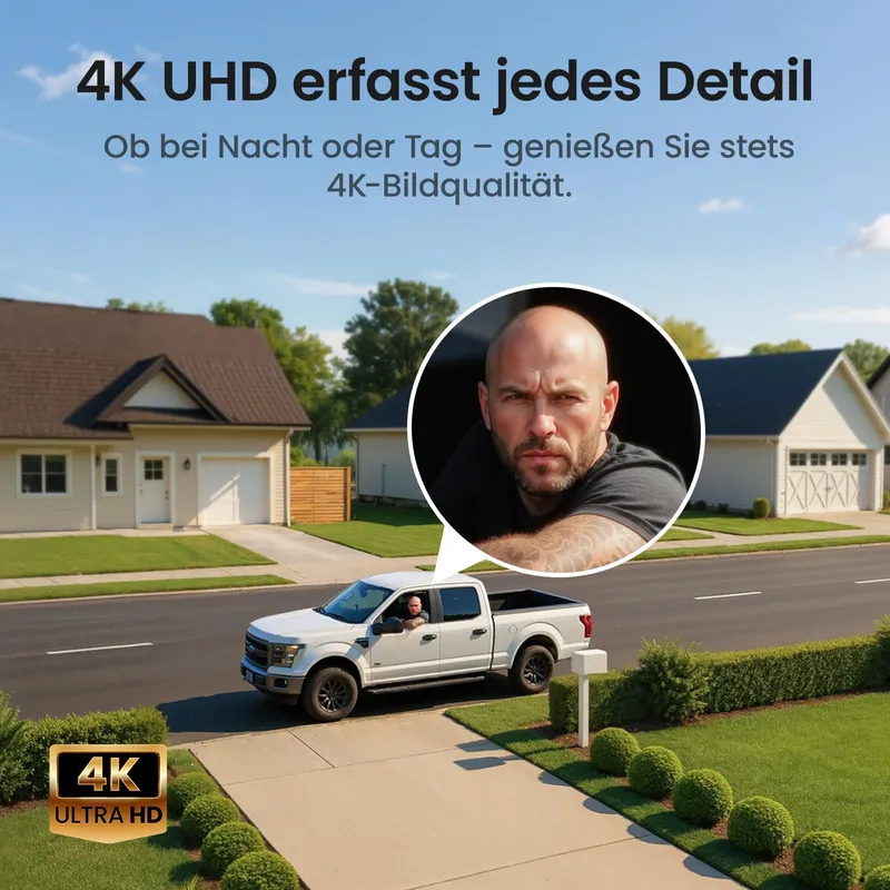 AOSU T2 Ultra 4x Solar Camera 4K UHD WiFi 360° Zonder Abonnement — foto 5