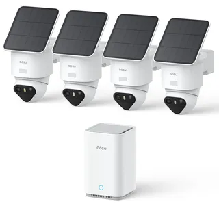 AOSU T2 Ultra 4x Solar Camera 4K UHD WiFi 360° Zonder Abonnement — miniatuur 1
