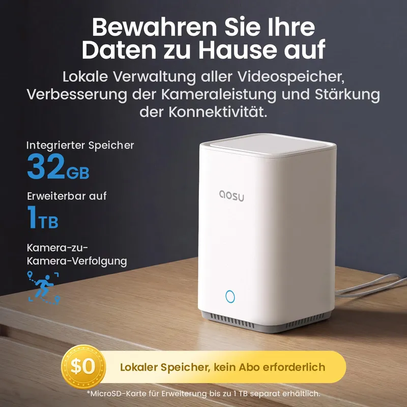 AOSU T2 Ultra 4x Solar Camera 4K UHD WiFi 360° Zonder Abonnement — foto 9