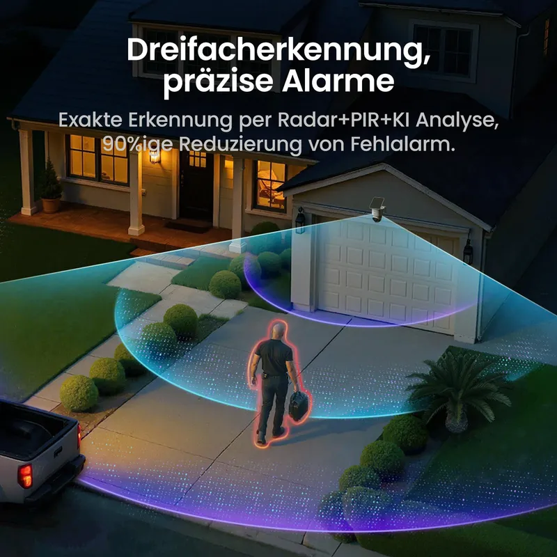 AOSU T2 Ultra 4x Solar Camera 4K UHD WiFi 360° Zonder Abonnement — foto 7