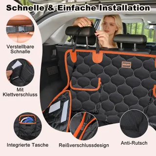 JOEJOY Kofferbakmat Hond Waterdicht Zijbescherming — miniatuur 3