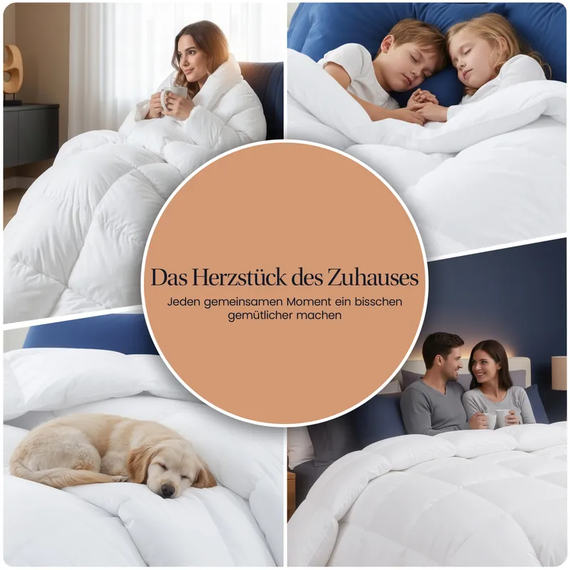 UTOPIA BEDDING Dekbed Alle Seizoenen 240x260 Microvezel 280 GSM — foto 5