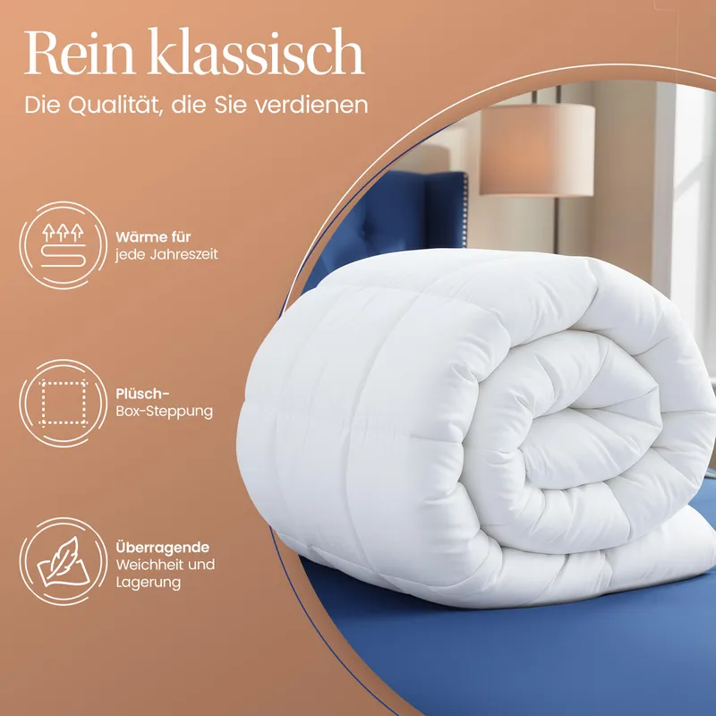 UTOPIA BEDDING Dekbed Alle Seizoenen 240x260 Microvezel 280 GSM — foto 6