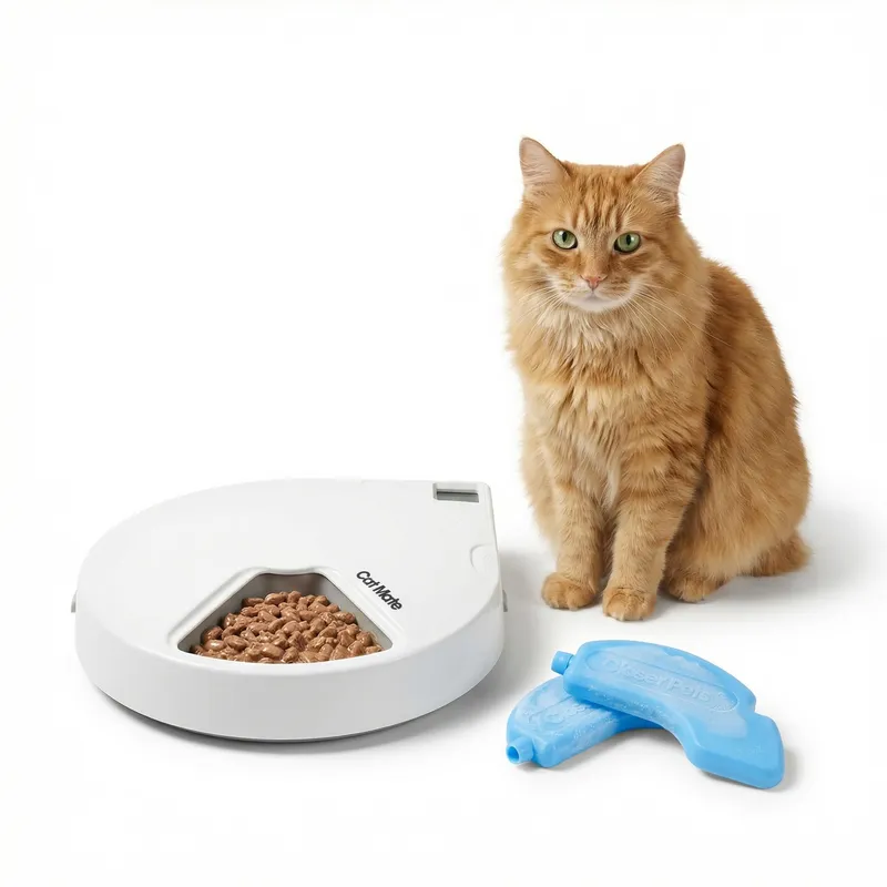 CAT MATE C500 Automatische Voerbak Kat Timer 5 Porties — foto 1