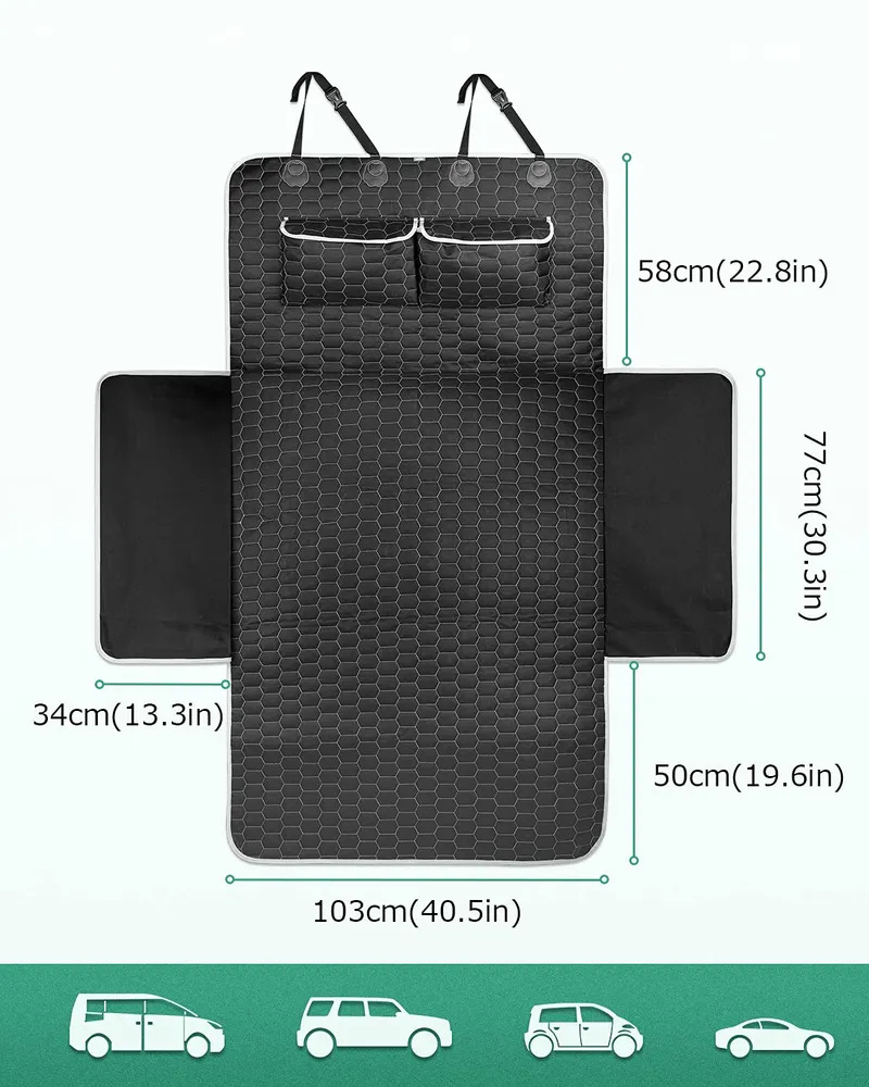 Oasser Kofferbakmat Voor Honden 185x103cm Oxford 600D Waterdicht — foto 2