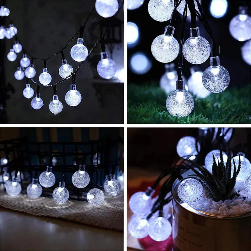 LEZONIC Solar LED Tuinverlichting 7M 50 Diodes IP65 8 Modi Terras — foto 4