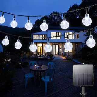 LEZONIC Solar LED Tuinverlichting 7M 50 Diodes IP65 8 Modi Terras — miniatuur 1