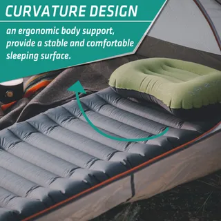 TREKOLOGY UL80 Opblaasbare Slaapmat Camping Ultralicht — miniatuur 4