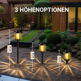 SOLPEX Solar Tuinlampen 6 Stuks Grondspot Waterdicht — miniatuur 6