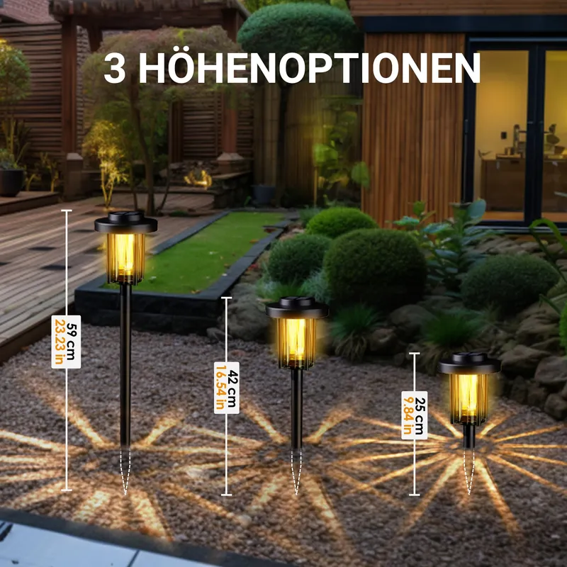 SOLPEX Solar Tuinlampen 6 Stuks Grondspot Waterdicht — foto 6