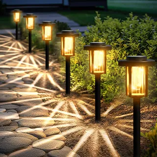 SOLPEX Solar Tuinlampen 6 Stuks Grondspot Waterdicht — miniatuur 1