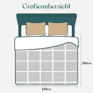 UTOPIA BEDDING Dekbed Alle Seizoenen 220x260 370 GSM Microvezel — miniatuur 6