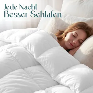 UTOPIA BEDDING Dekbed Alle Seizoenen 220x260 370 GSM Microvezel — miniatuur 3