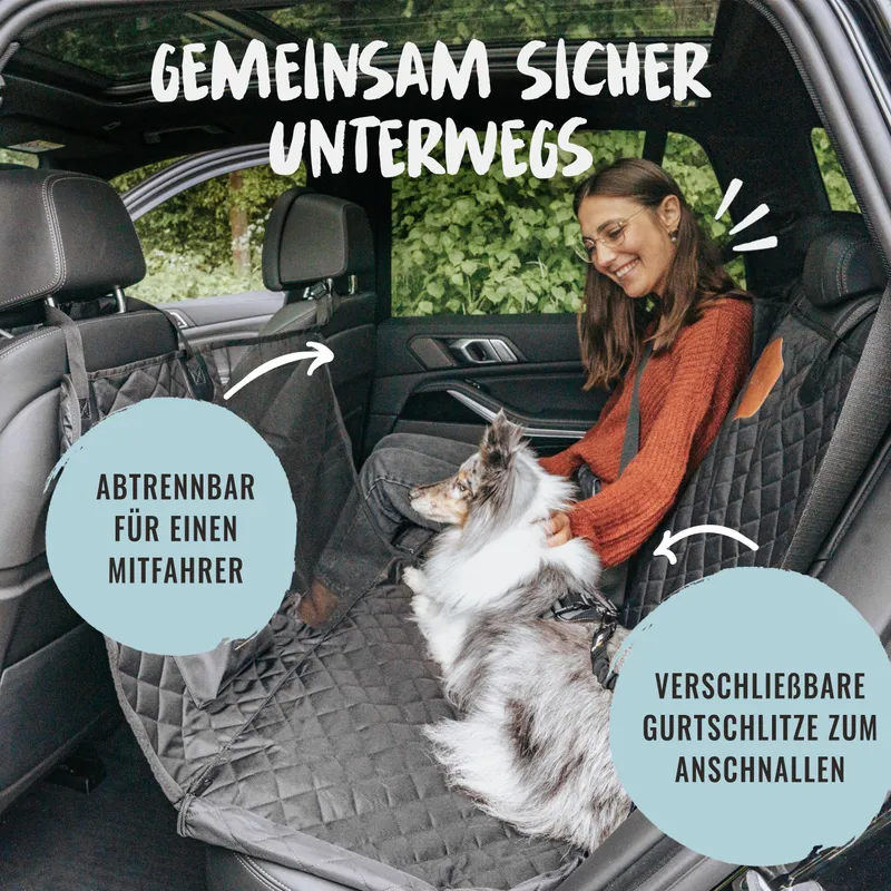 RUDELKONIG Beschermende Autodeken Hond Achterbank Waterdicht — foto 6