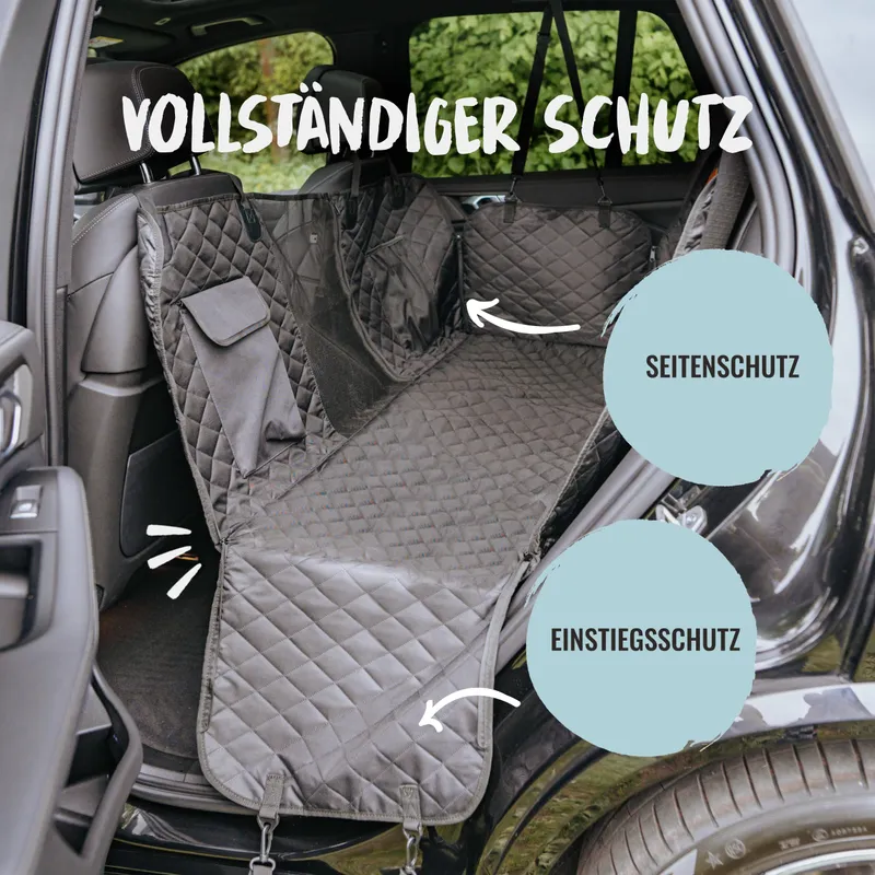 RUDELKONIG Beschermende Autodeken Hond Achterbank Waterdicht — foto 3