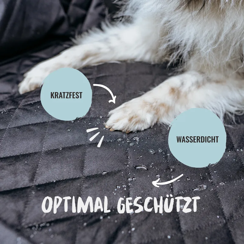 RUDELKONIG Beschermende Autodeken Hond Achterbank Waterdicht — foto 5