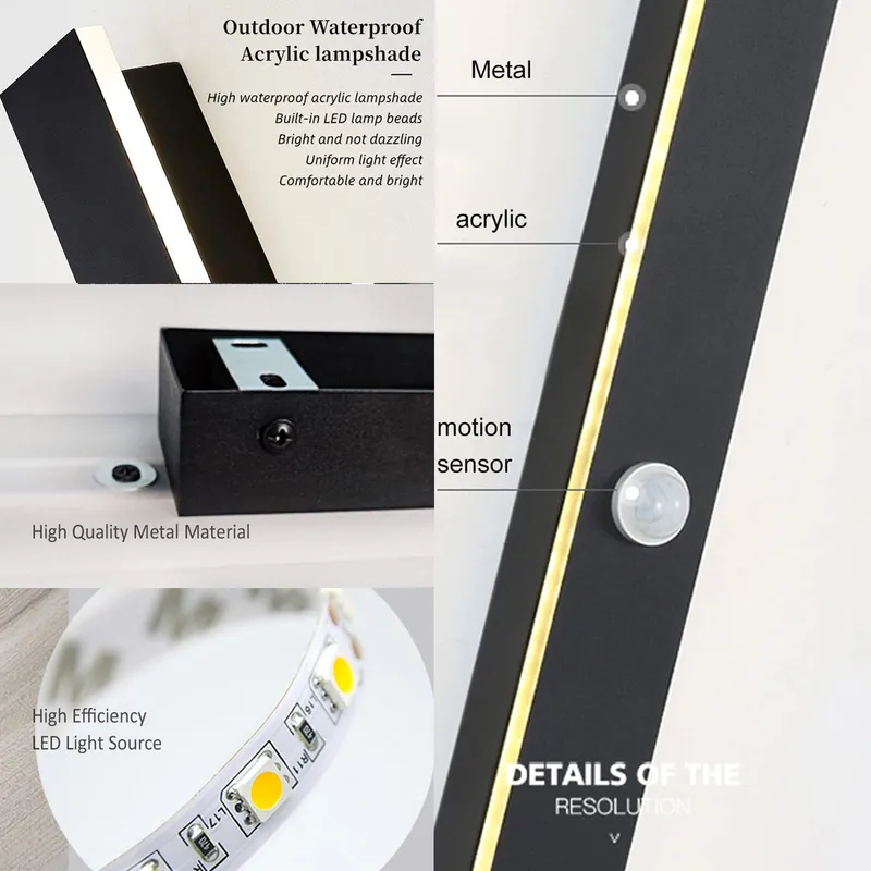 ANKBOY LED Buitenwandlamp Met Bewegingsmelder — foto 8