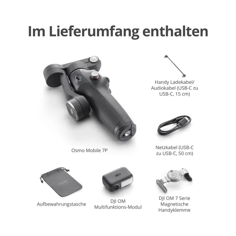 DJI Osmo Mobile 7P Gimbal Stabilisator Tracking Verlichting Statief — foto 8