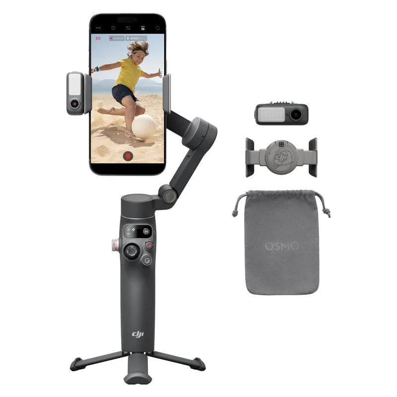 DJI Osmo Mobile 7P Gimbal Stabilisator Tracking Verlichting Statief — foto 1