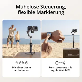 DJI Osmo Mobile 7P Gimbal Stabilisator Tracking Verlichting Statief — miniatuur 6