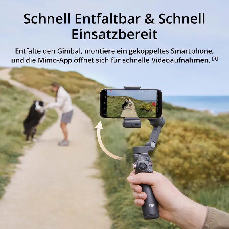 DJI Osmo Mobile 7P Gimbal Stabilisator Tracking Verlichting Statief — foto 4