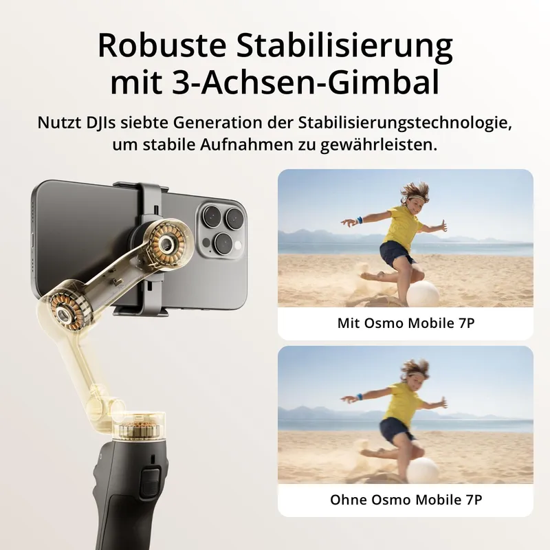 DJI Osmo Mobile 7P Gimbal Stabilisator Tracking Verlichting Statief — foto 3