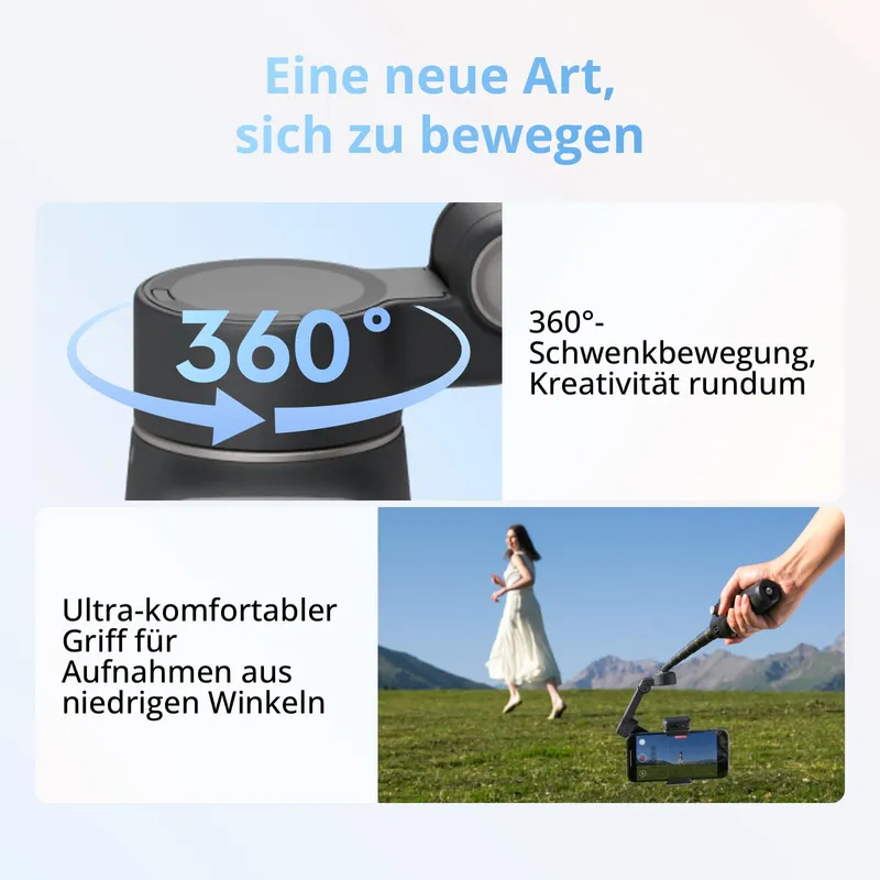 DJI Osmo Mobile 8 Gimbal Stabilisator Advanced Tracking Combo AI — foto 5