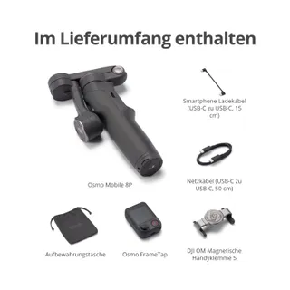 DJI Osmo Mobile 8P Gimbal Stabilisator Telefoon Standard Combo — miniatuur 8