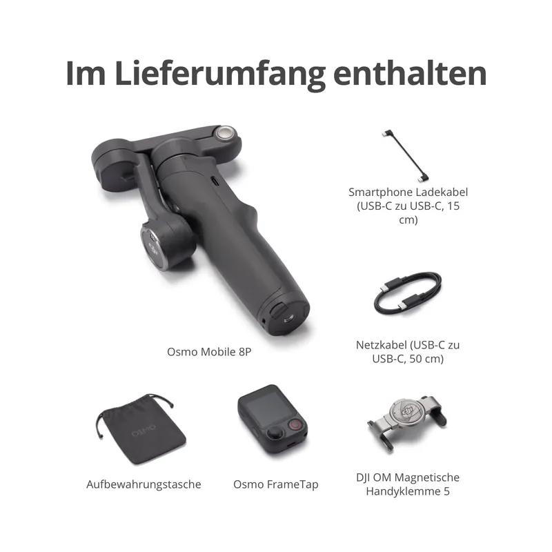 DJI Osmo Mobile 8P Gimbal Stabilisator Telefoon Standard Combo — foto 8