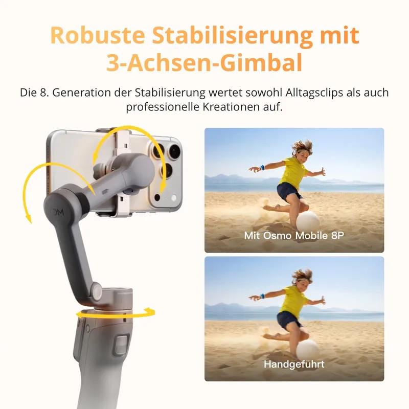 DJI Osmo Mobile 8P Gimbal Stabilisator Telefoon Standard Combo — foto 4