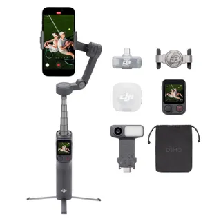 DJI Osmo Mobile 8P Telefoon Gimbal met Mic Mini 2 Draadloze Microfoon