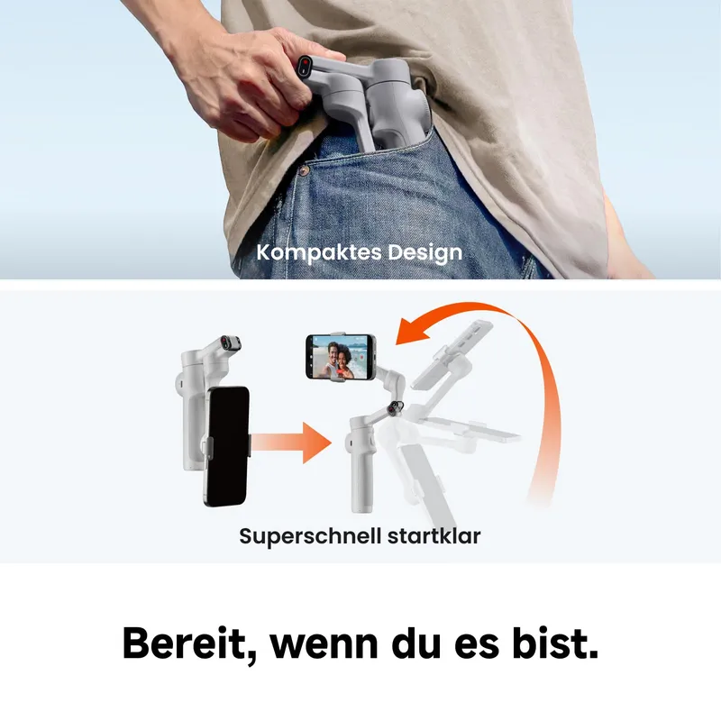 Insta360 Flow 2 Pro Gimbal Telefoonstabilisator Creator Bundle Grijs — foto 3