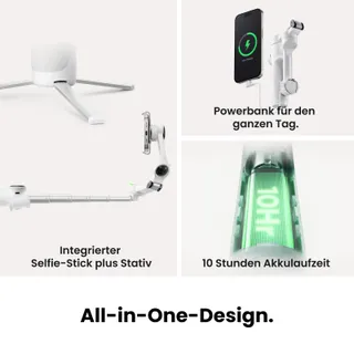 Insta360 Flow 2 Pro Gimbal Telefoonstabilisator Creator Bundle Grijs — miniatuur 7