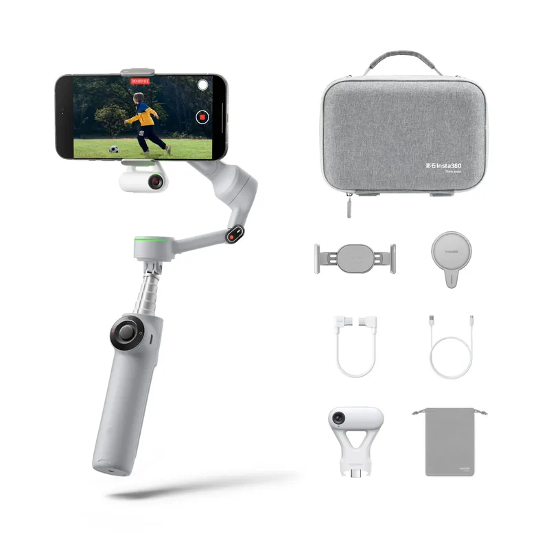 Insta360 Flow 2 Pro Gimbal Telefoonstabilisator Creator Bundle Grijs — foto 1
