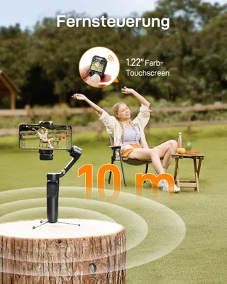 hohem iSteady V3 Ultra Gimbal AI Tracker Ingebouwd LED-Licht — miniatuur 5