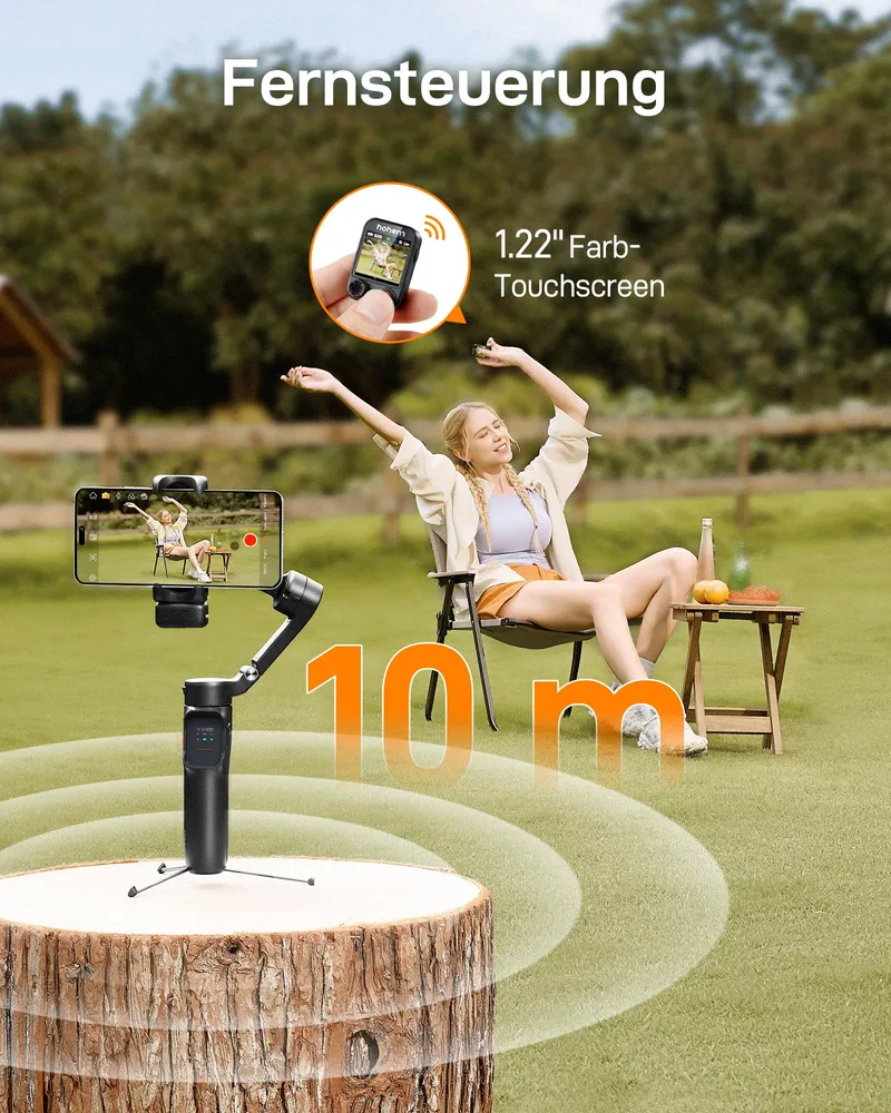 hohem iSteady V3 Ultra Gimbal AI Tracker Ingebouwd LED-Licht — foto 5