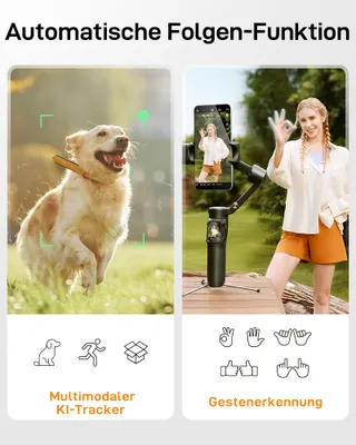hohem iSteady V3 Ultra Gimbal AI Tracker Ingebouwd LED-Licht — miniatuur 2