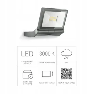 STEINEL XLED ONE LED Schijnwerper 17,8W 2050lm Buiten Antraciet — miniatuur 4