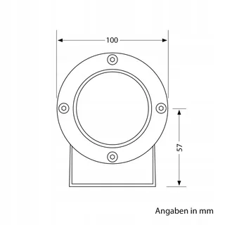 LEDSCOM.DE Tuinspots 2x GU10 15W IP65 Met Stekker Zwart — miniatuur 5