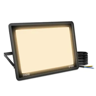BLIVRIG LED Schijnwerper 200W 20000lm 3000K IP66 Tuin Garage — miniatuur 1