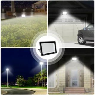 BLIVRIG LED Schijnwerper 200W 20000lm 3000K IP66 Tuin Garage — miniatuur 3
