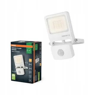 OSRAM Endura Flood PC LED Schijnwerper Sensor 10W 3000K 1000lm IP44 Wit — miniatuur 1
