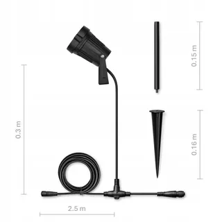 INNR OSL 232 C Smart Tuinreflector LED RGB IP65 Uitbreiding — miniatuur 7