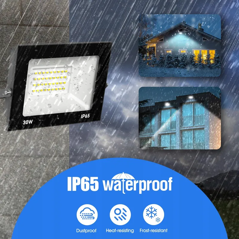 LOYAL LED Schijnwerper 50W 5000lm 3000K IP65 Buiten Tuin — foto 4