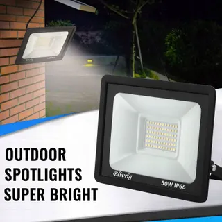 BLIVRIG LED Schijnwerper Buiten 50W 5000lm 3000K IP66 Tuin — miniatuur 7