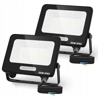 AIGOSTAR LED Schijnwerper 30W 2450lm 6500K IP65 Tuin Garage — miniatuur 1